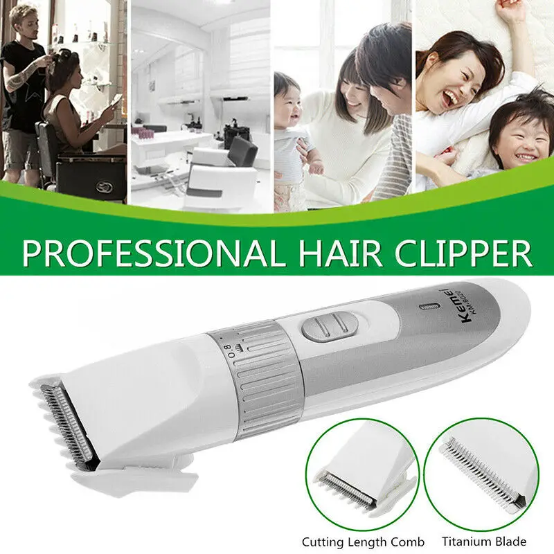 Kemei Professional Hair Trimmer for Men Child Electric Clipper Portable Rechargeable Stainless Blade Cutting Machine |