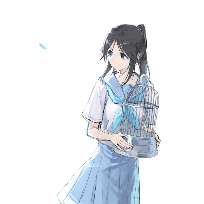 Аниме брелок Лиз и синяя птица Kasaki Nozomi акриловый брелок ремешок фигурка подвесные аксессуары 6 см