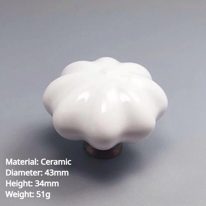 MARUAT винтажная ручка для ящика, белая фарфоровая ручка, дверная ручка для шкафа, мебельная фурнитура, ручка для ящика