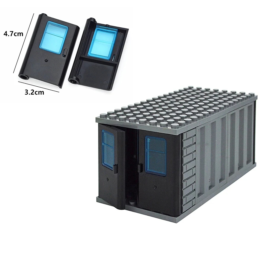 Конструктор Leduo сделай сам детали MOC для дома ограждения лестница ворота