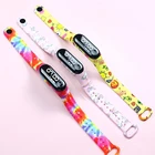 Часы детские цифровые с силиконовым ремешком, креативные Мультяшные цветные ульсветильник кие светодиодные водонепроницаемые для мальчиков и девочек, подарок