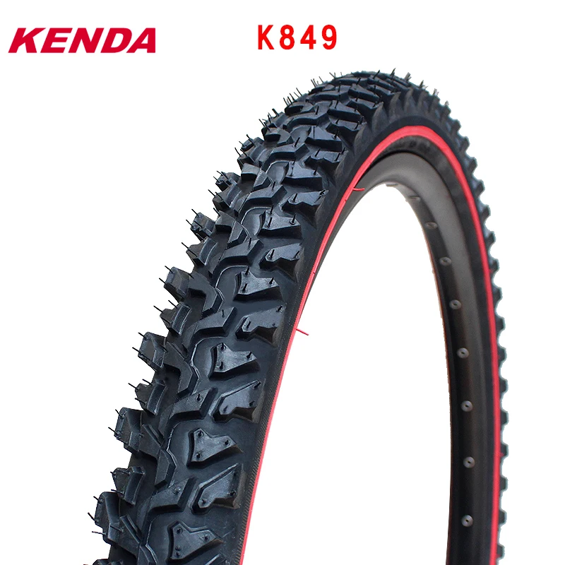 Accessories 26 24 Inch 24 * 1.95 26 * 1.95 2.1 Black Tire Red Line Cross Thickened Tire
