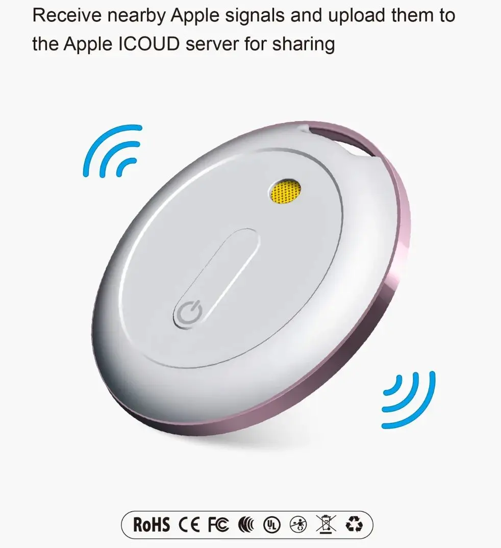 Фото CD P20 AirTag Умный Bluetooth-трекер для iPhone и Android, устройство против потери, локатор для кошелька, трекер для Xiaomi. №5