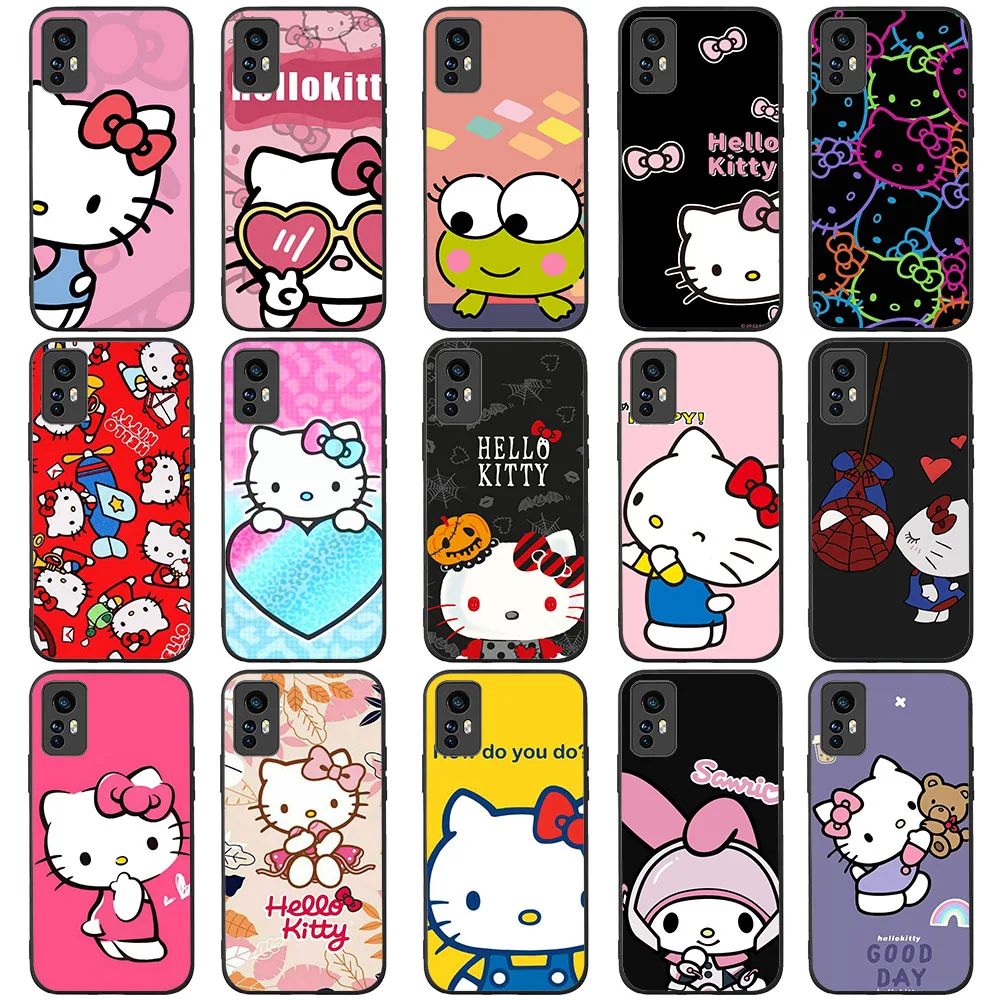 

DS-26 Hello Kitty Flexible TPU Case for Realme V11 V11S 2 8 8i 9 6 6S 6i X2 XT C31 C30 Pro Plus