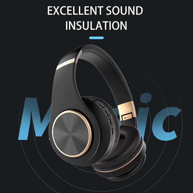 T8 Earphones Bluetooth Wireless Gaming Headphones for Pc Aud