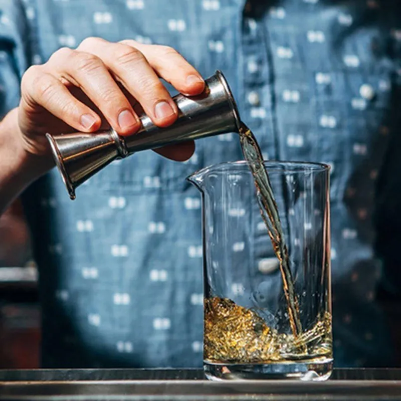 

2023 New Cocktail Bar Jigger Stainless Steel Design Jigger Double Spirit Measuring Cup For Home Bar Party Bar Accessories Club