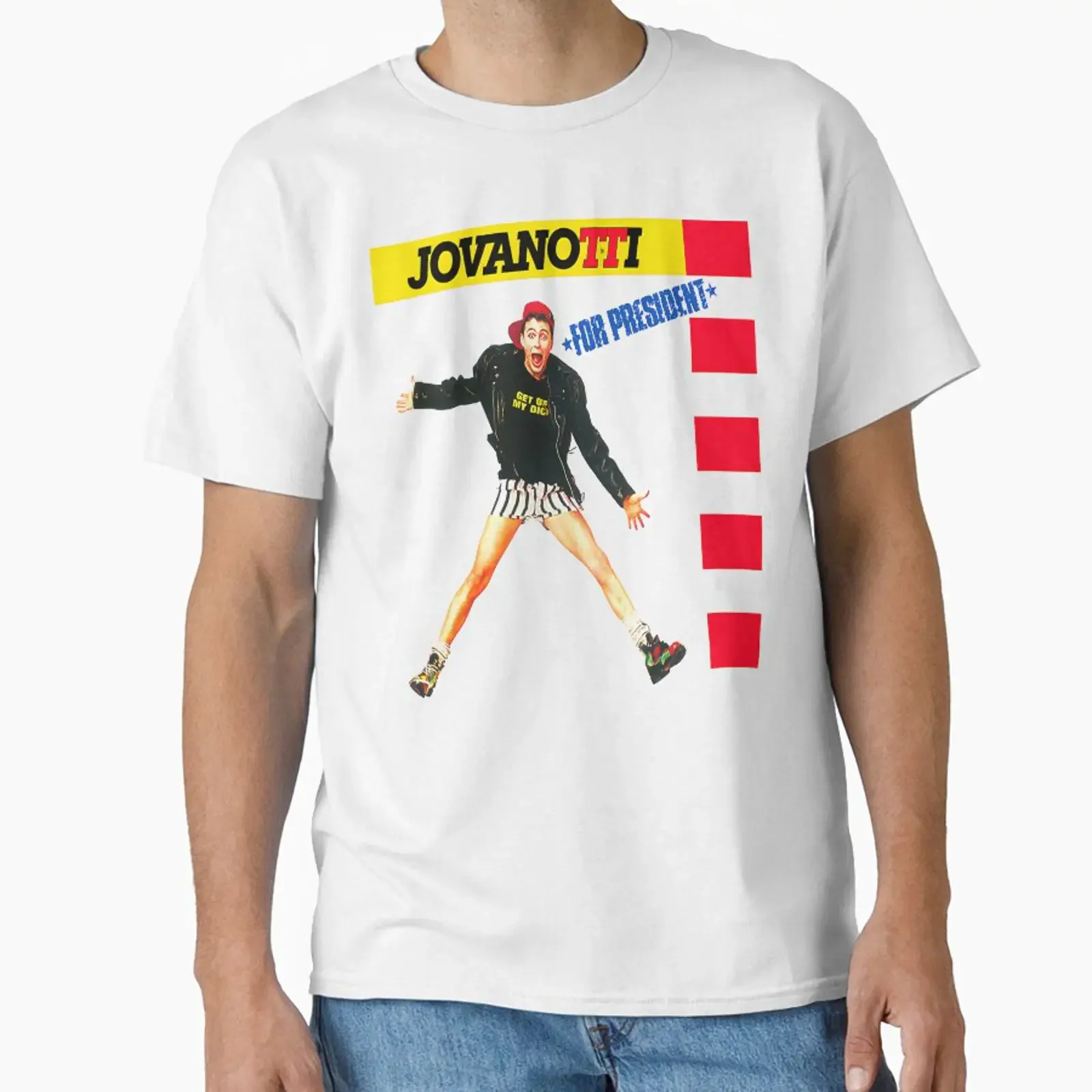 Фото Классическая футболка Jovanotti в винтажном стиле, слегка мягкая, для повседневной носки, дизайнерская одежда, стритвир, эластичная, мужская. №1