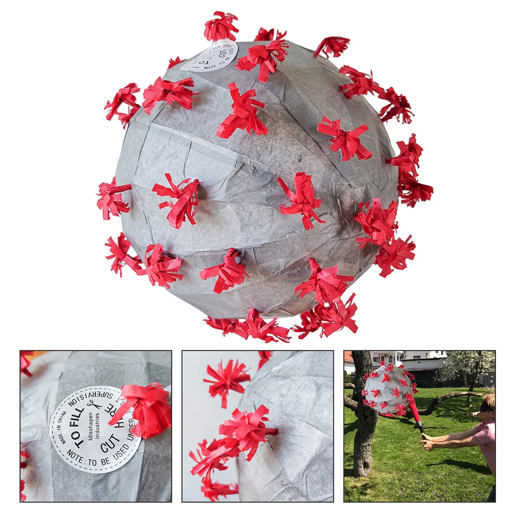 

1pc Virus-designed Pinata Creative Candy Filling Box Birthday Gaming Prop