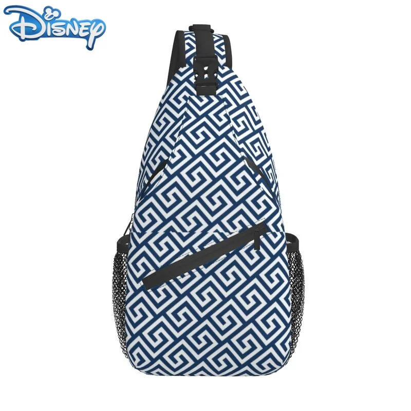 

Новинка 2022, Мужская нагрудная сумка с мультяшным принтом Диснея, Повседневная модная уличная спортивная сумка через плечо, дизайнерская су...
