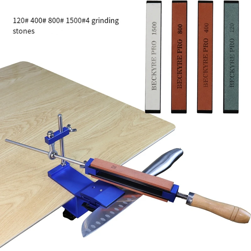 

BECKYRE Knife Sharpener Stainless Steel Sharpener Stainless Steel Kitchen Knife Sharpening System Kitchen Tool