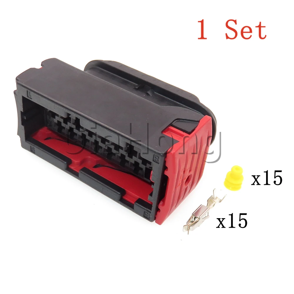 

1 комплект 15 способов 1801326-1 Автомобильная фара кабельный жгут гнездо для Citroen автомобильный герметичный разъем