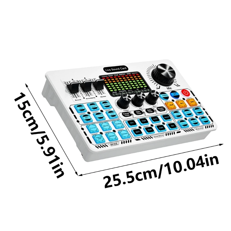 R91A Простая в использовании звуковая плата Live Sound Card с расширенной обработкой