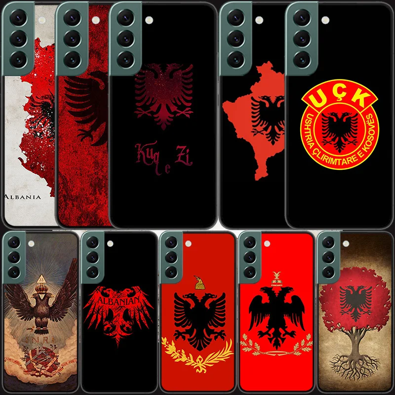 

Albania Flag Phone For Samsung Galaxy A02S A12 A22 A32 A42 A52S A72 4G 5G A03S A13 A23 A33 A53 A73 A9 A8 A7 A6 Case Cover