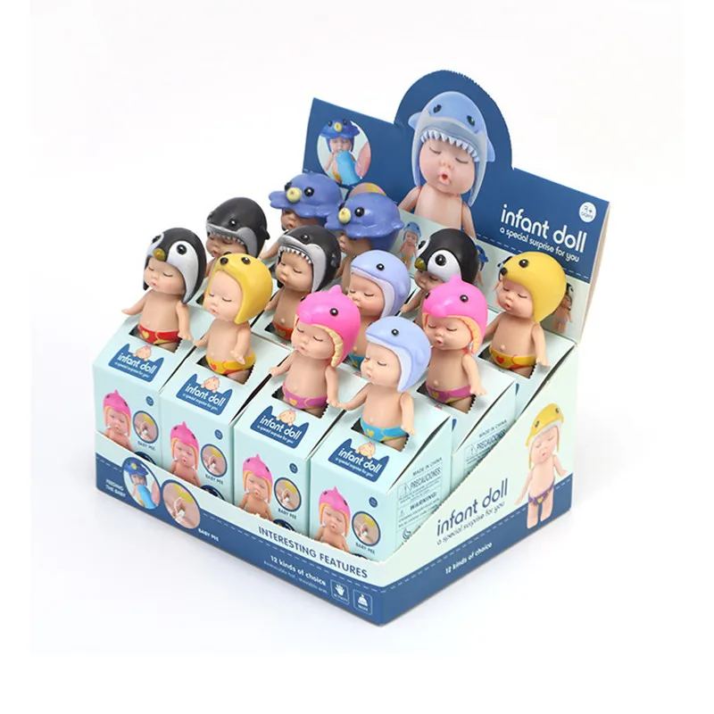 

12pcs/set Baby Dolls Sleep Reborn Newborn Doll Drink Water Change Hat For Boy Girl Birthday Gifts