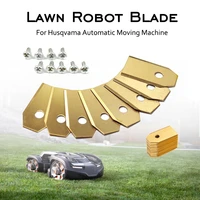 35180 6mm lawn robot blade silver gold lawn mover replacement blade for gardena husqvarna automower yardforce garden tools