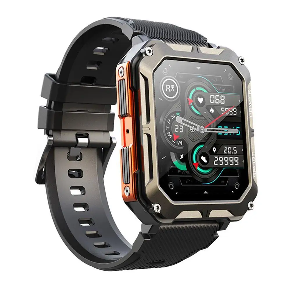 

C20 PRO 2023 Newest upgrade Smart Watch Bluetooth call blood pressure detection IP68 waterproof Men swim dive sports Smartwatch