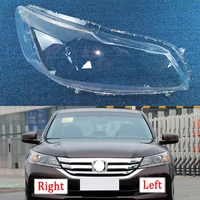 headlamps glass headlights shell cover transparent lampshades lamp shell masks lens for honda accord nine generation 2014 2015