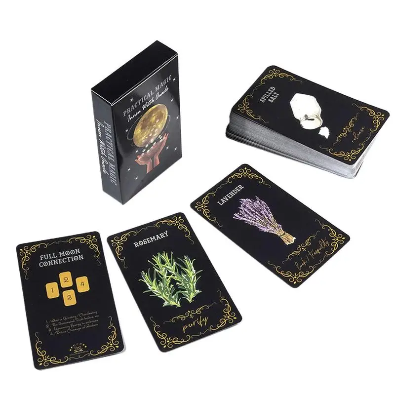 

Magic Oracle Tarot Cards English Version Cards Oracle Deck Board Games Predictions Playmat Oraculos Mysterious Fate Board Games