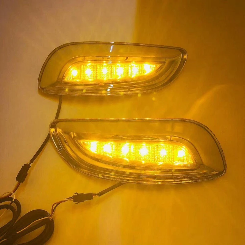 Для Lexus RX330 RX350 2003 -2009 Φ DRL Передняя противотуманная лампа с указателем поворота для