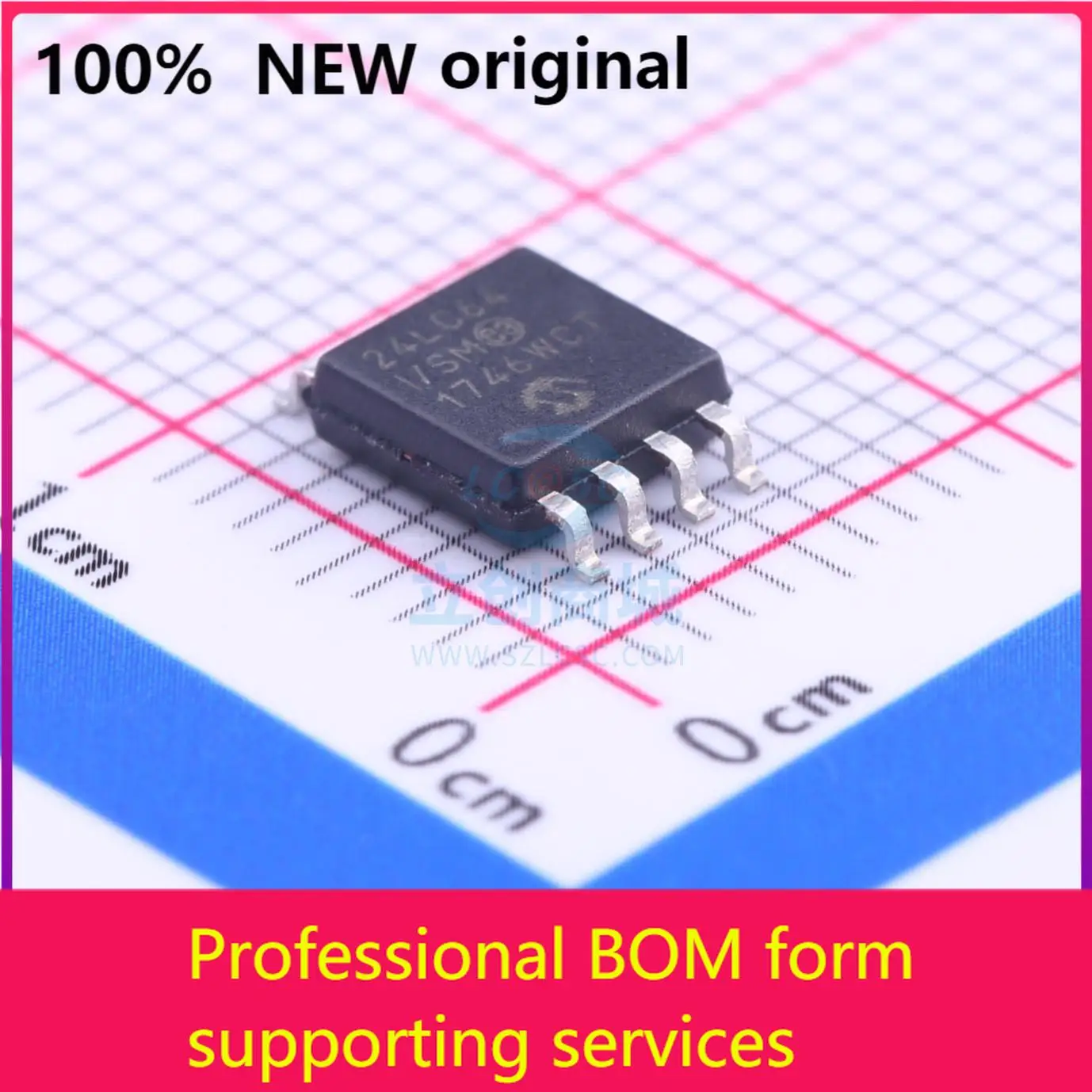 

24LC64T-I/SM 24LC64T-I/SMNew Оригинальный оригинальный чип IC 100% оригинал
