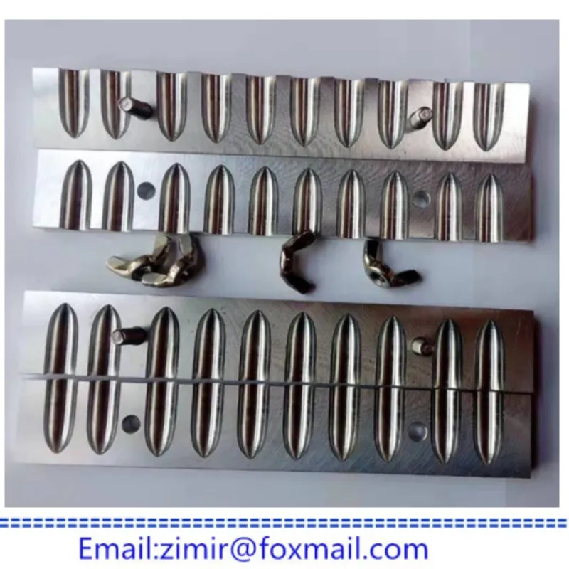 

10 Holes Aluminium Bullet-shaped Manual Medicine Suppository Mold Homemade Reusable Suppository Molds