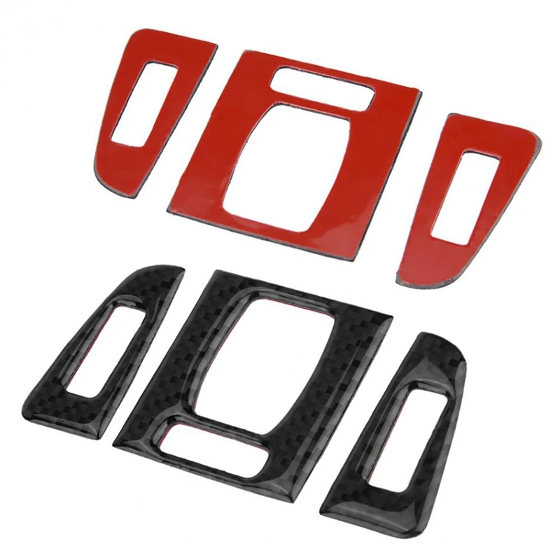 3 шт. наклейки на решетку вентиляционного отверстия из углеродного волокна для BMW