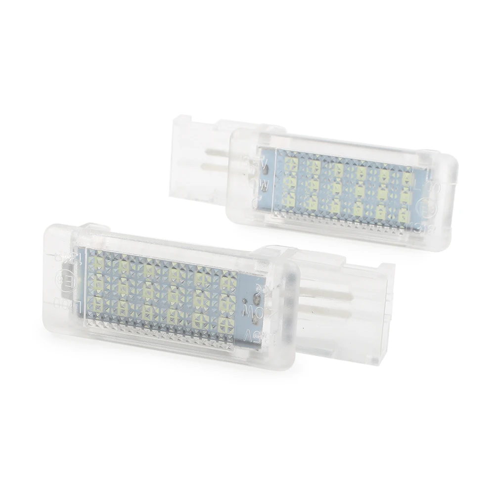 2x Iceblue автомобильные светодиодные фонари для ног VW Golf MK5 MK6 Plus Jetta Passat CC EOS SKODA Superb Fabia