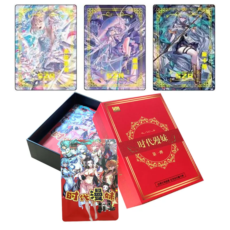 

New Goddess Story Feast Collection Waifu Cards Child Kids Birthday Gift Game Cards Table Toys For Family Christmas Gifts