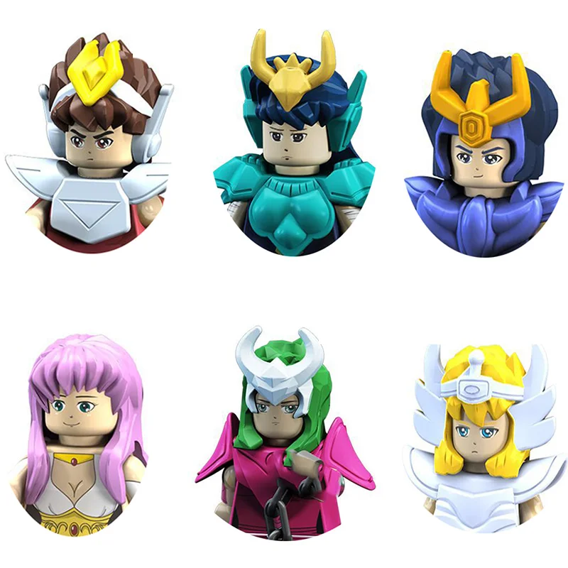 

Building Blocks Saint Seiya Twelve Constellation Shura Card Abrodi Gift Bricks Figures for Kids Toys
