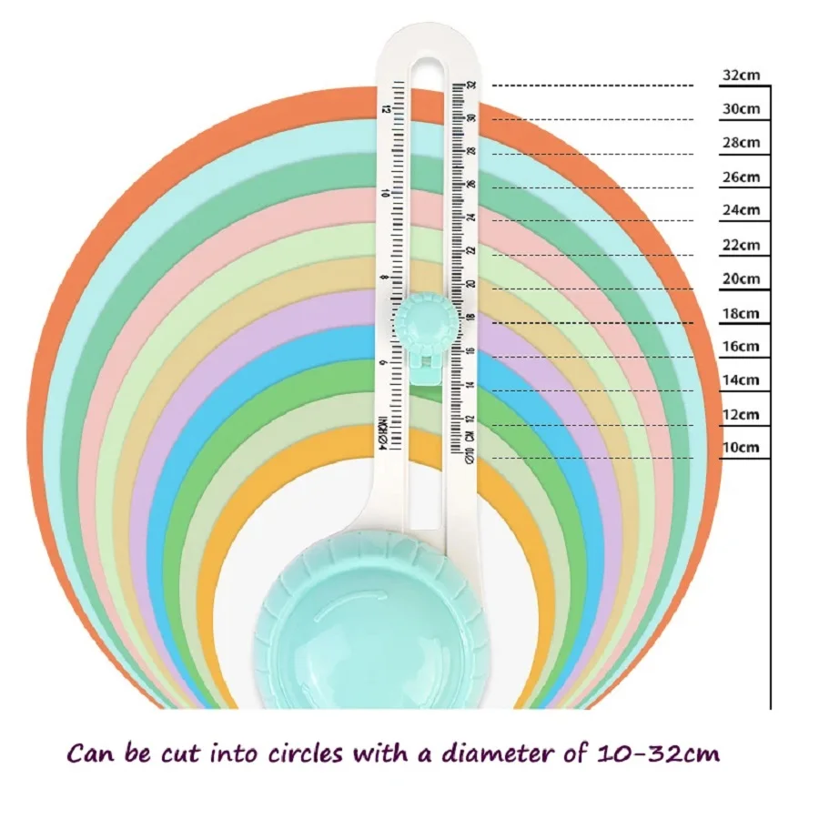 1 шт. круглый резак круговой для бумаги нож своими руками компас режущая кромка