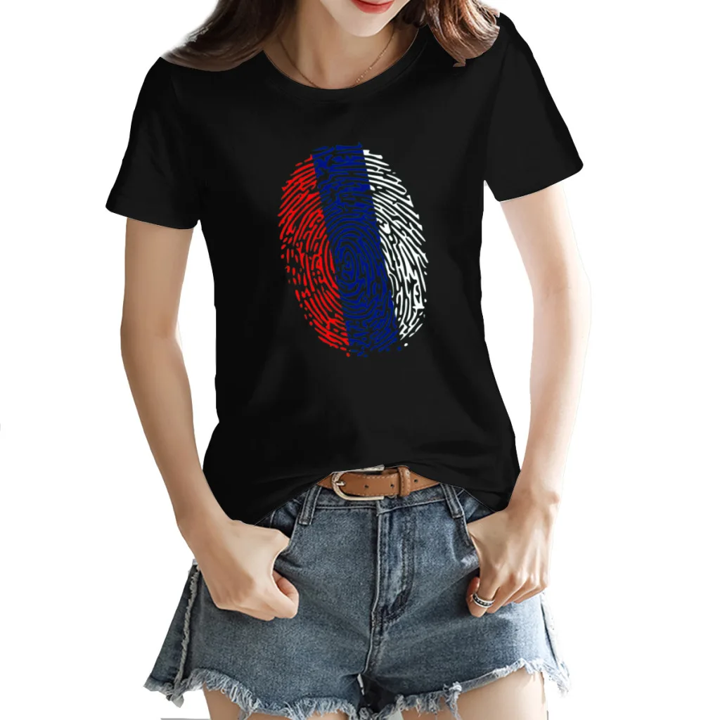 

Fingerprint Russia Flag Soccer Football Player Motion Championship Hot Sale High quality Activity Competition Tshirt USA Size