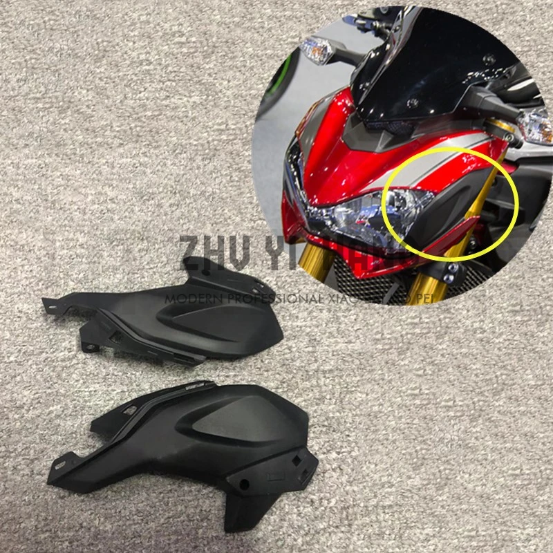 

Motorcycle Cowl Front Side Nose Cover Headlight Panel Fairing Fit For Kawasaki Z900 2017 2018 2019 Z 900