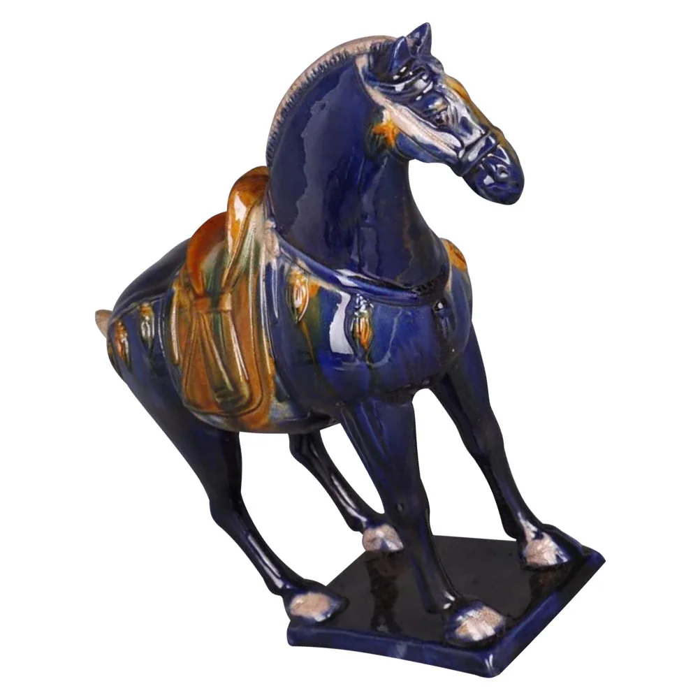 

Horse Animal Home Statue Decor Ceramic Sculpture Scandinavian Decoration Decorative Ornaments Luck Good Modern Figurines