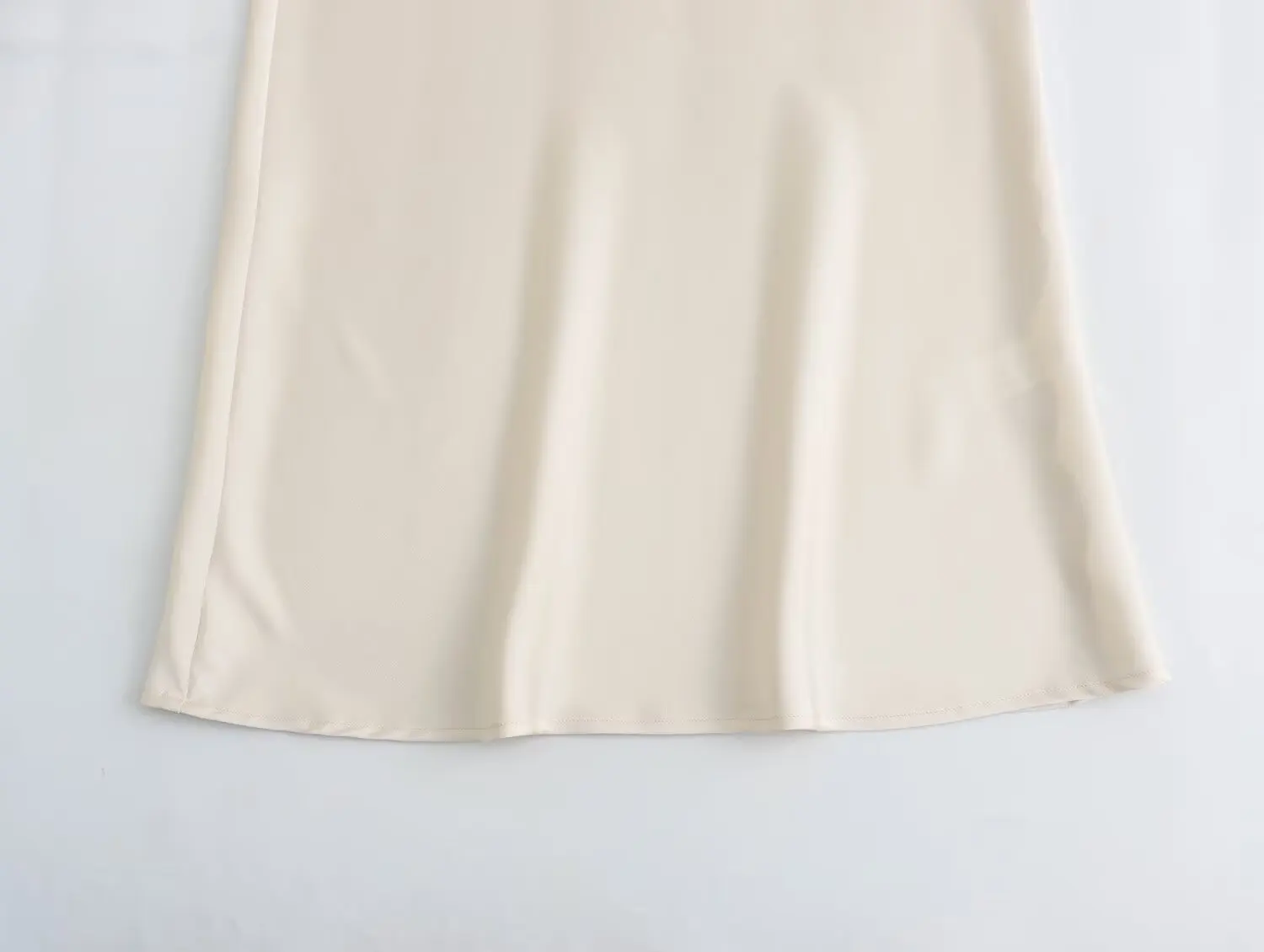 Юбка-миди Maxdutti Женская однотонная элегантная прямая атласная Модная юбка во