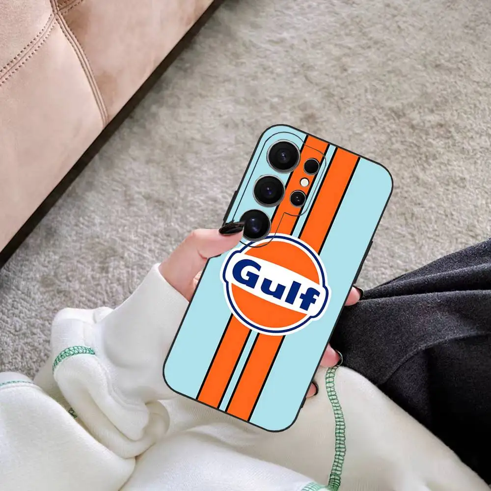 Чехол для телефона с логотипом G-Gulfs Racing Car для Samsung S 24 Fe 25 Ultra Plus 20 Lite 21 30 22 23 24 22 Ultra 5G Fundas (art.: 3920d8460fdff) - 3920d8460fdff