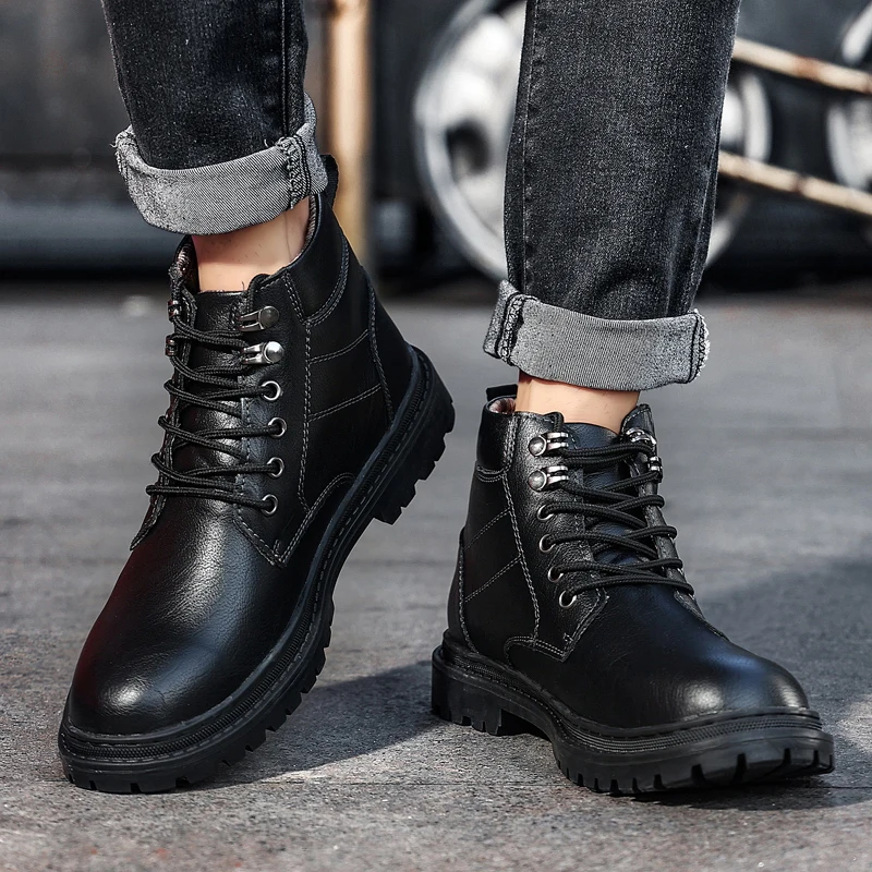 GR-1639 HIKING SHOES MEN HUNTING BOOTS TACTICAL SHOES DESERT COMBAT ANKLE WATERPROOF SNEAKERS LEATHER SNOW WALKING LOW-TOP SHOE