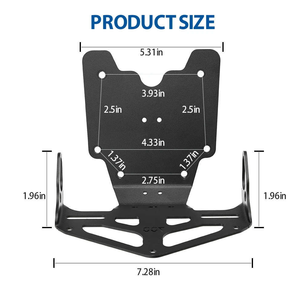 Кронштейн для номерного знака YAMAHA Tenere 700 2019 2020 2021 |