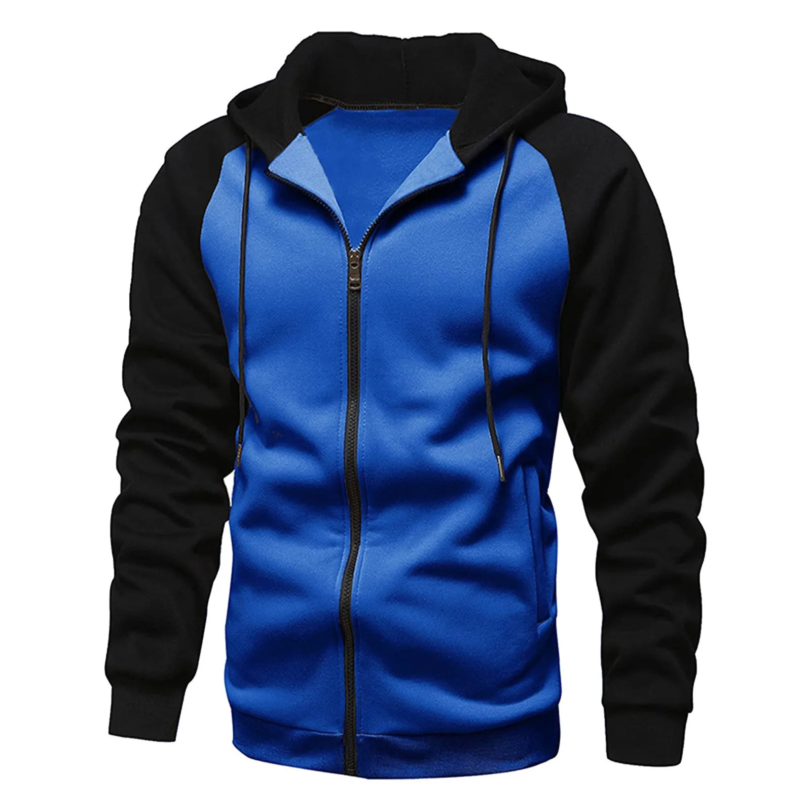 

Men's Winter Hooded Jackets Casual Sports Cardigan Sweatshirt Autumn Long Sleeves Coat Male Outdoor Sport Outwear