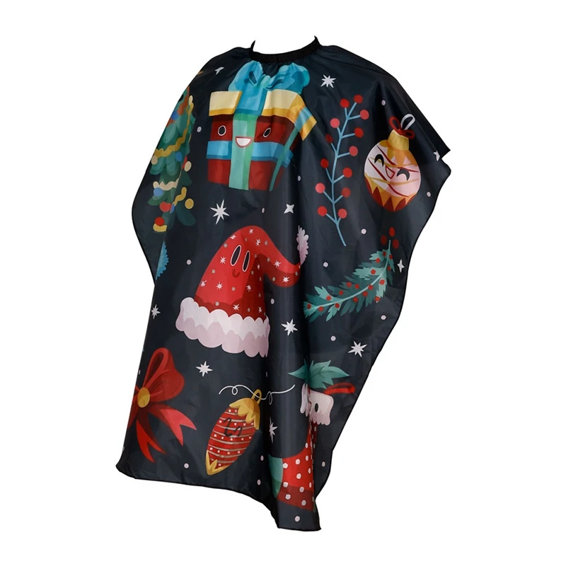 Рождественская Детская Парикмахерская накидка с мультяшным рисунком платье для