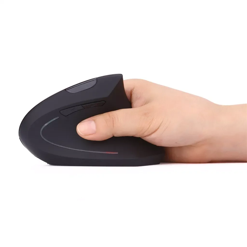 

Wireless Vertical Mouse for Gaming Laptop PC Optical Wirelesss Ergonomic Game 2400dpi Mice Right Left Hand 6D 6 Keys 2.4G