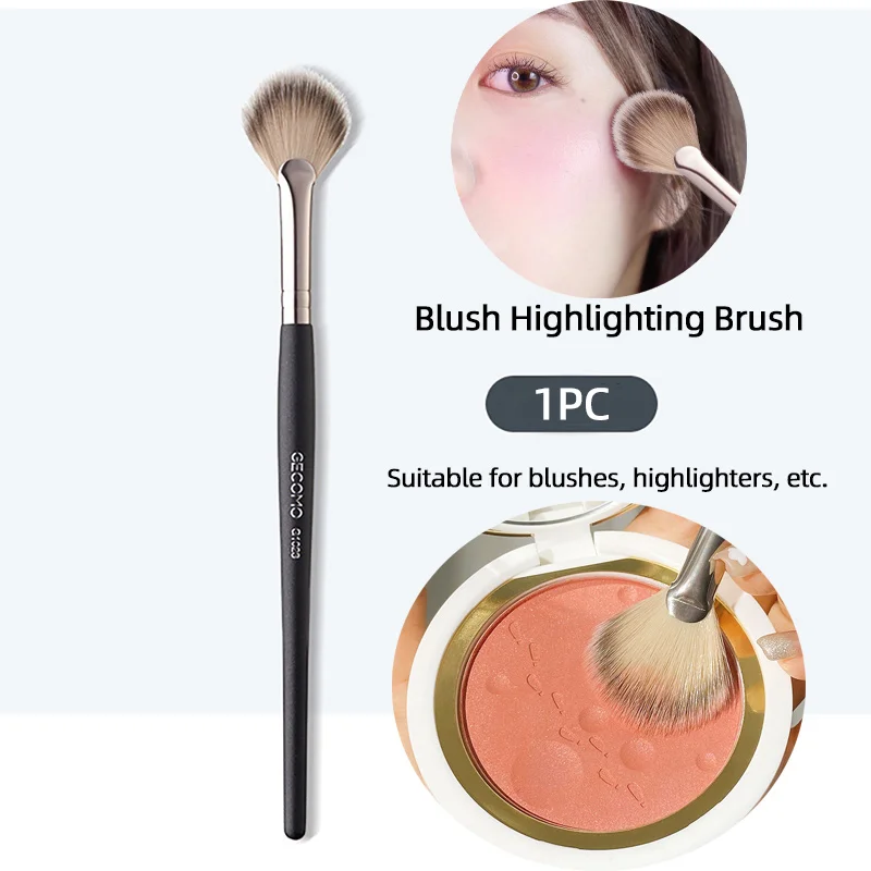 Мягкая Кисть для макияжа Рассыпчатая кисть пудры теней век искусственная пудра