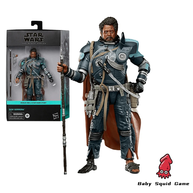 

In Stock Hasbro Star Wars Saw Gerrera The Black Series Rogue One ： A Star Wars Story Original Action Figure Model Toy Hobby Gift