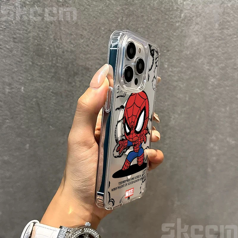 Магнитный чехол Marvel Spider Man для Samsung Galaxy S25 S24 S23 S22 UItra PIus S21 S20 FE Magsafe Wireless Charging Cover
