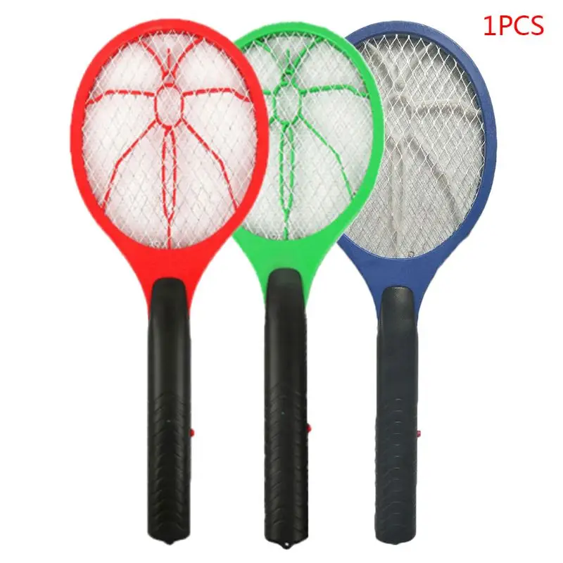 

Electric Anti Mosquito Swatter Cordless Battery Power Insects Fly Killer Racket