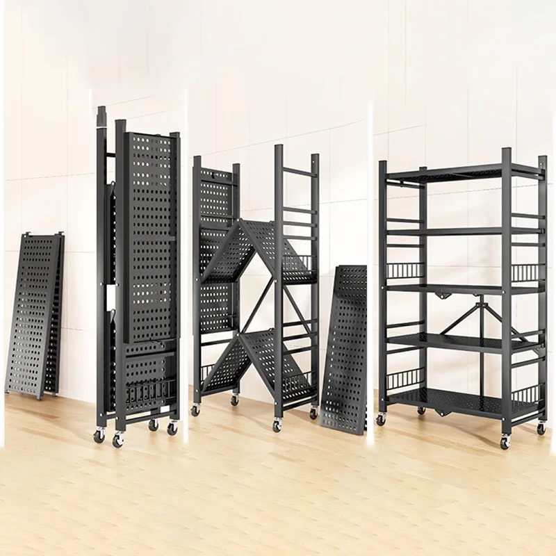 Стеллаж для хранения кухонных шкафов многоярусный стеллаж посуды напольный не