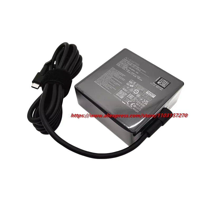 Фото Оригинальный адаптер питания 20В 6.5А USB-C Type C 130W ADP-130HB B AC/DC для ноутбука Asus ROG Flow Z13 GZ301VV №4