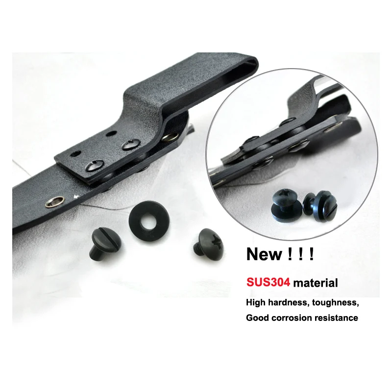 100 шт./лот Kydex кобура из нержавеющей стали 410 винтовой нож ножной шарнир винт