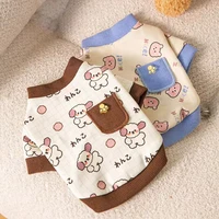 autumn winter pet clothes cute cartoon pattern small dog sweater cat coat puppy pullover chihuahua yorkshire bulldog poodle