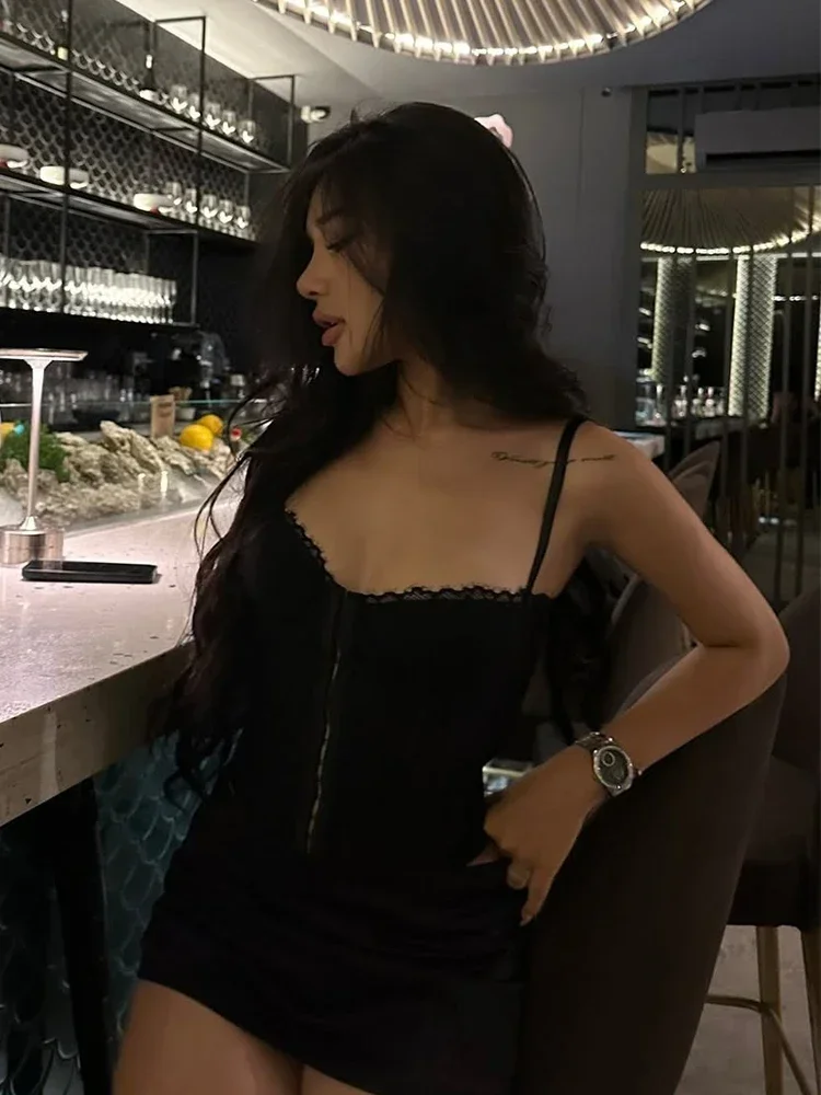 Laxsesu Vogue женский комплект из 2 предметов Y2K кружевной однобортный камзол с скрытой