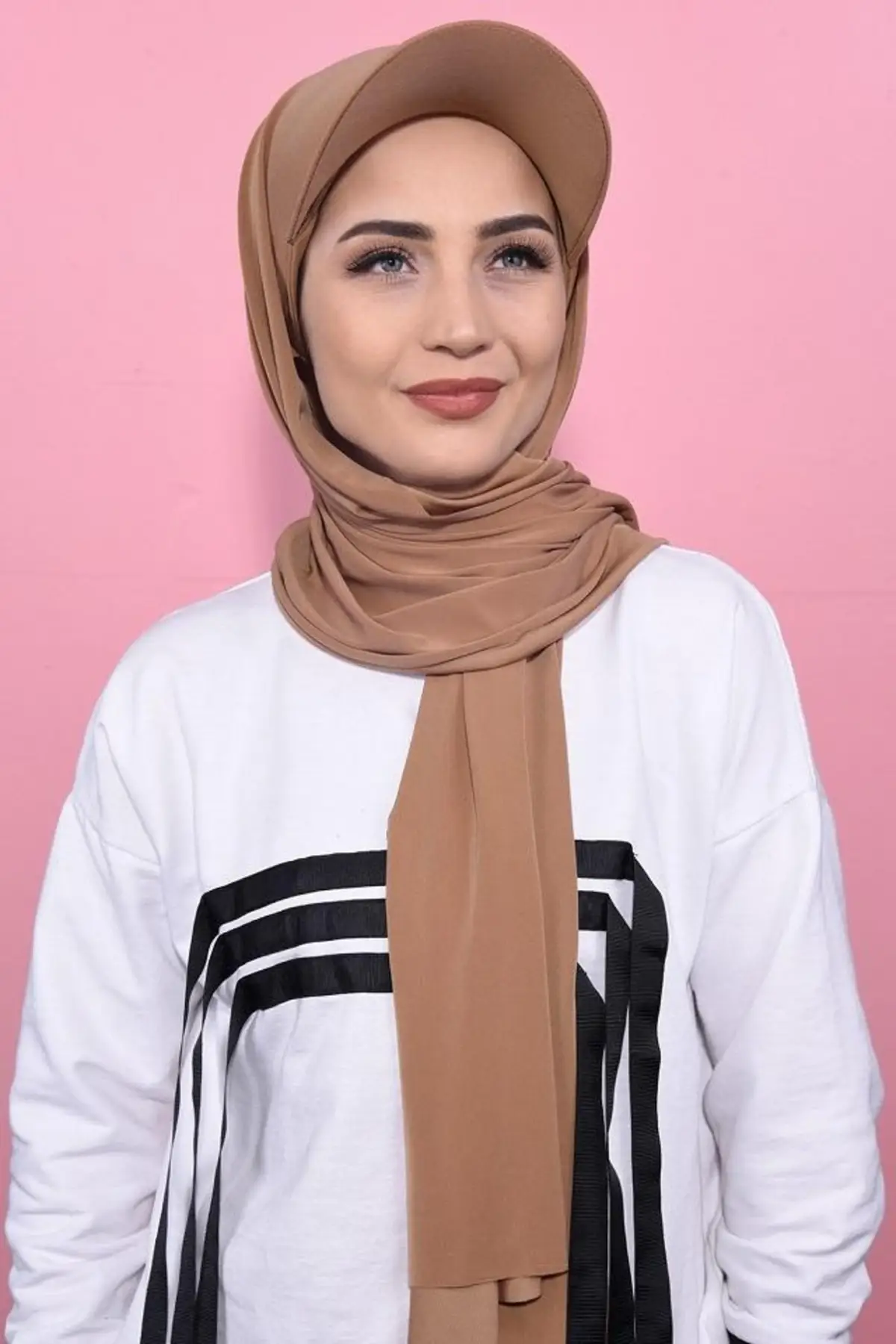 

Hat Boneli Ready Shawl Hijab Top Pool Sea Bone Brown Hijab Beach Clothing